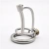 Men's Stainless Steel Chastity Cage with Detachable Tube and Urethral Plug - Customizable Thickness for Adult SM Training