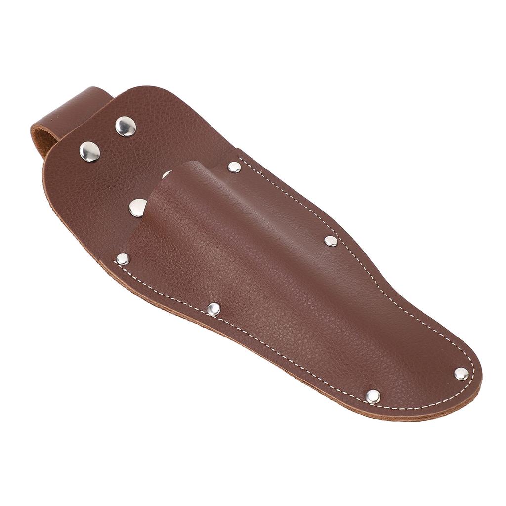 Pliers Holder Pruner Sheath Cowhide Belt Hanging Pouch for Gardening Pruning Shears Scissors Knives Coffee