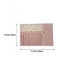 Cute Cartoon Roll Up Makeup Brush Bag Lace Tie Gingham Cosmetic Brush Organizer Pouch for Travel Daily Use