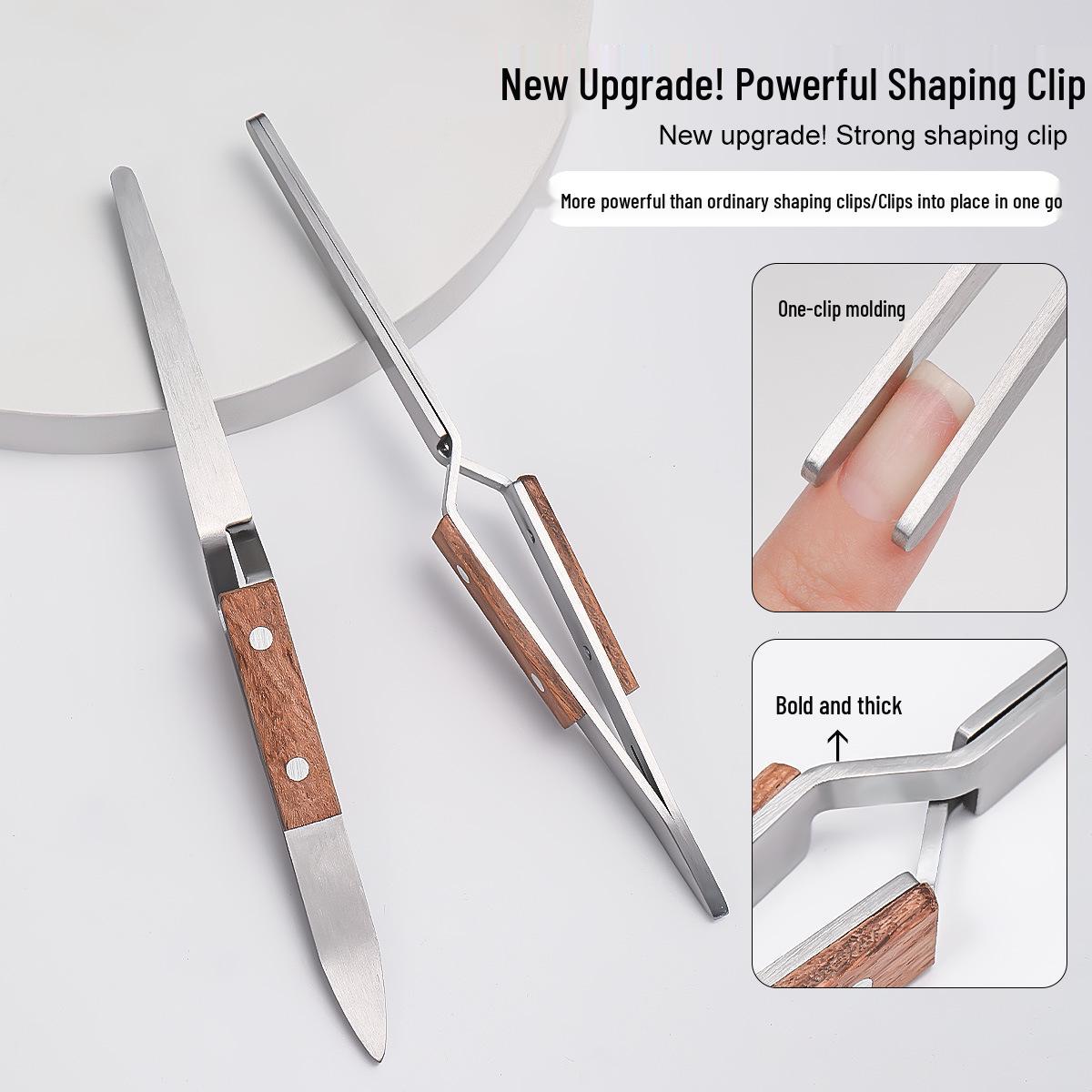 

Crystal Nail Shaping Clip for Gel Extension Therapy