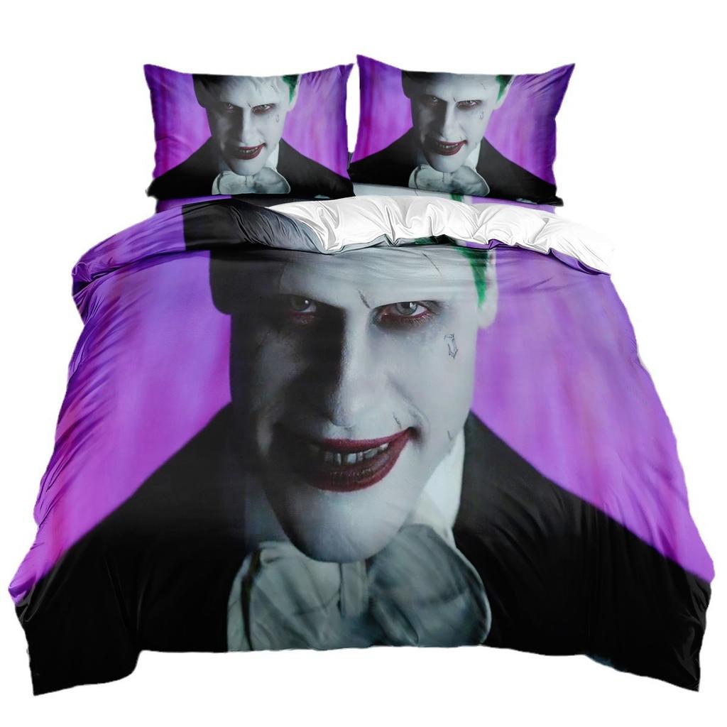 Clown Bedding Three-Piece 90-120G Abrasive Cloth 3D Digital Printing