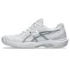 Asics COURT HUNTER FF 1072A112 Indoor Sports Size 102 Size E Women's Shoes, (White/Pure Silver), 23.0 Cm,