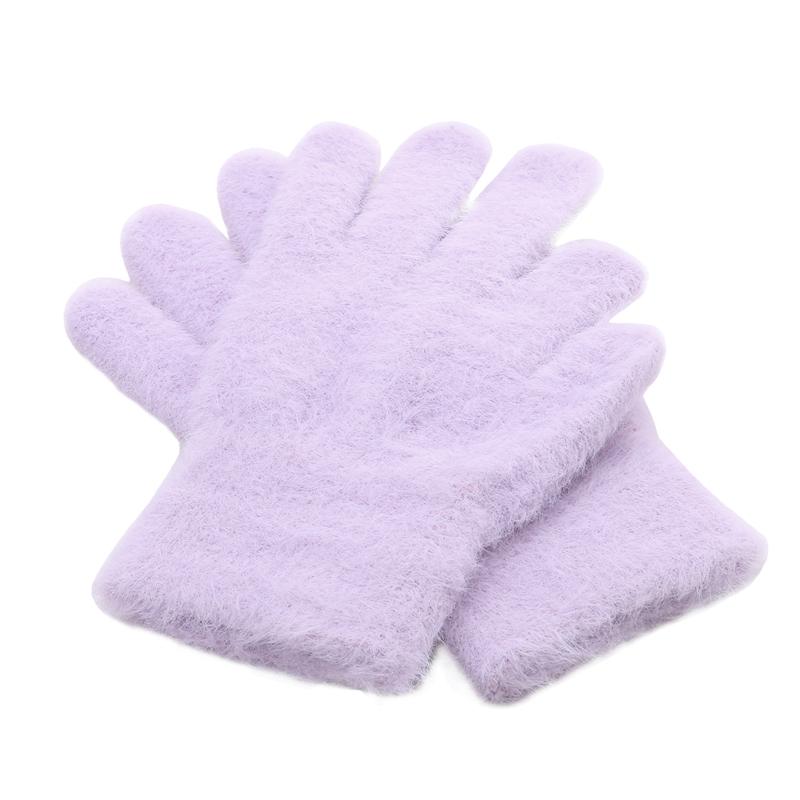 Gants d'étudiant en écriture à deux doigts chauds et à la mode, gants épais et rembourrés pour le froid