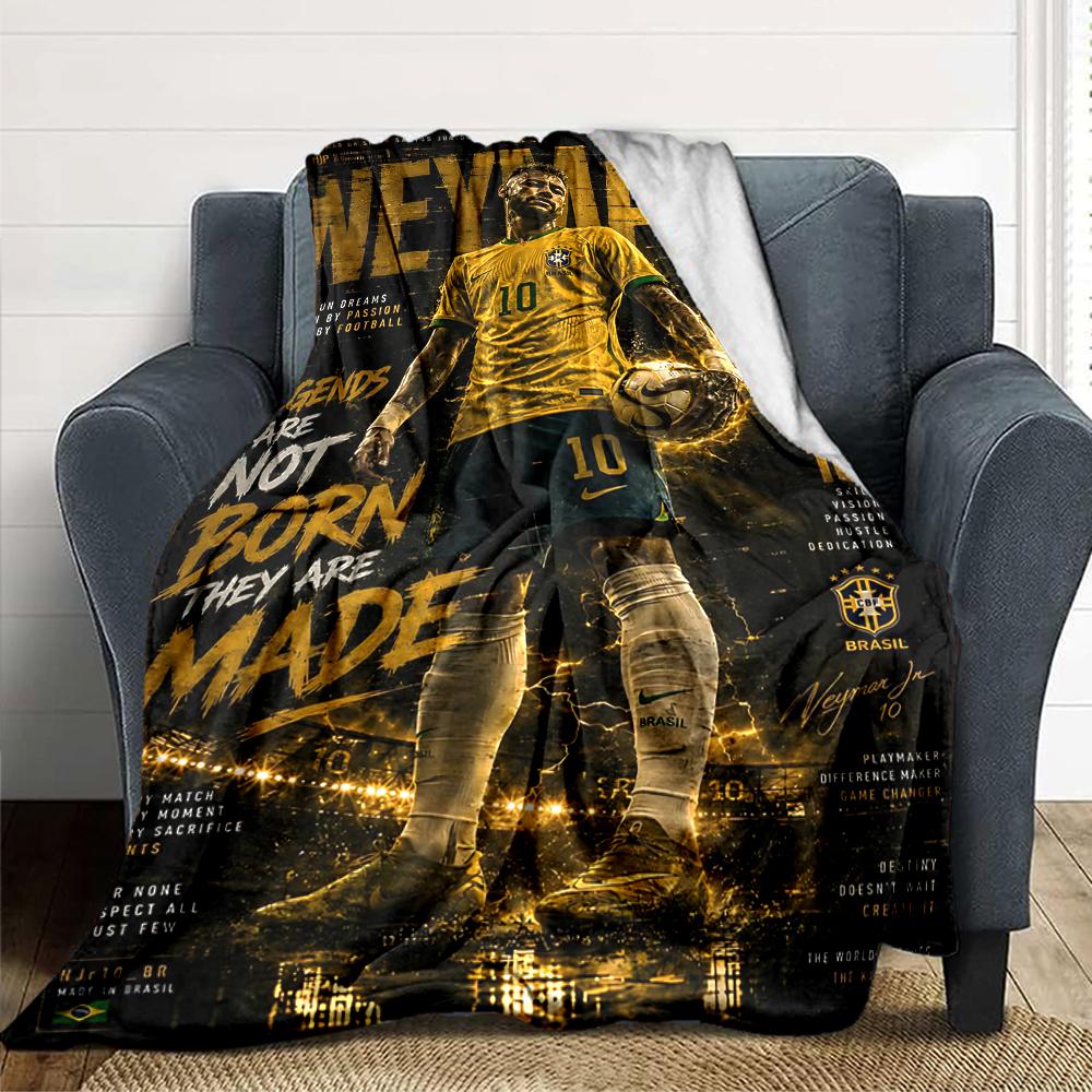 Legends Made Not Born printed flannel breathable and warm blanket, a stylish home gift, suitable for home, office and bedspread use. 15a14