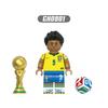 Serie Calcio Puzzle Sacchetto Giocattolo da Costruzione Figura Sacchetto OPP Blocchi di Assemblaggio Creativi per Bambini Statuetta da Collezione