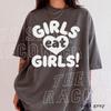 Girls Eat Girls Shirt, Lustiges Lesben T-Shirt, Sapphic Pride Geschenk, Vintage WLW Grafik-T-Shirt, Geschenk für queer Freundinnen