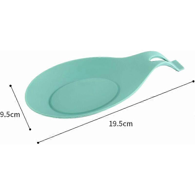 Dww-(Pink) Silicone Kitchen Utensil Tray, Spoon Holder, Dish Drainer, Kitchen Utensil Placemat, Hot Plate