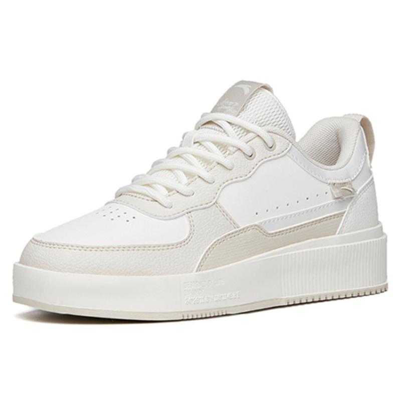 ANTA Skateboard Shoes Women's Low top White/Gray Sneakers 922228012-3