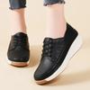 Platform Shoes Women's Sneakers 2025 New Single Shoe Wedges Casual Shoes Woman Lace Up Anti Slip Casual Shoes Zapatos De Mujer