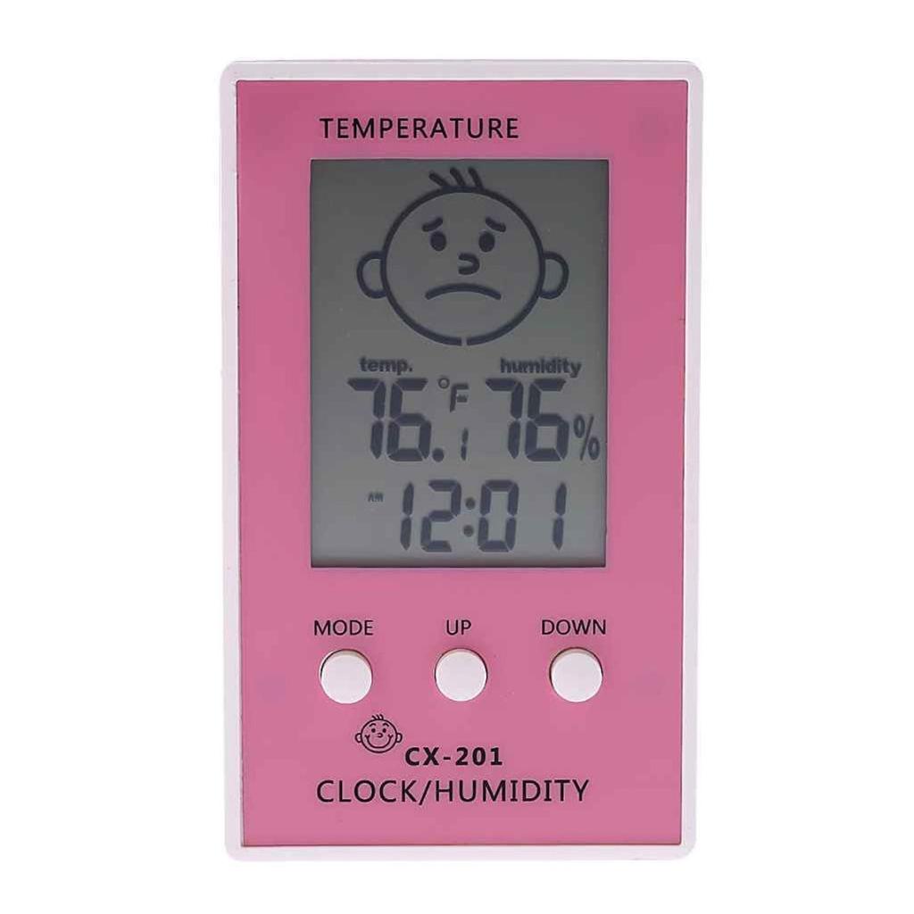 Neu Gesundes Leben Digital LCD Thermometer Hygrometer Feuchtigkeit Komfort Wetter Station