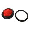 Black Deck Plate Ranking with Red Waterproof Bag Corrosion Resistant Deck   with Storage Bag for Kayak Canoe Accessory