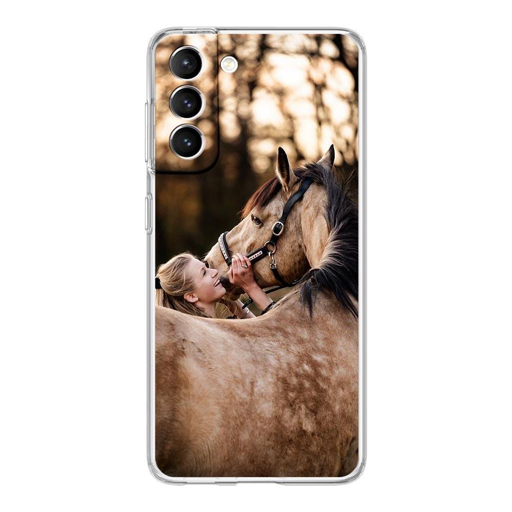 Competition Equestrian Horse Phone Case For Samsung Galaxy S25 S24 Plus S23 FE S22 S21 S20 Ultra 5G S10 S10E Soft Clear Cover