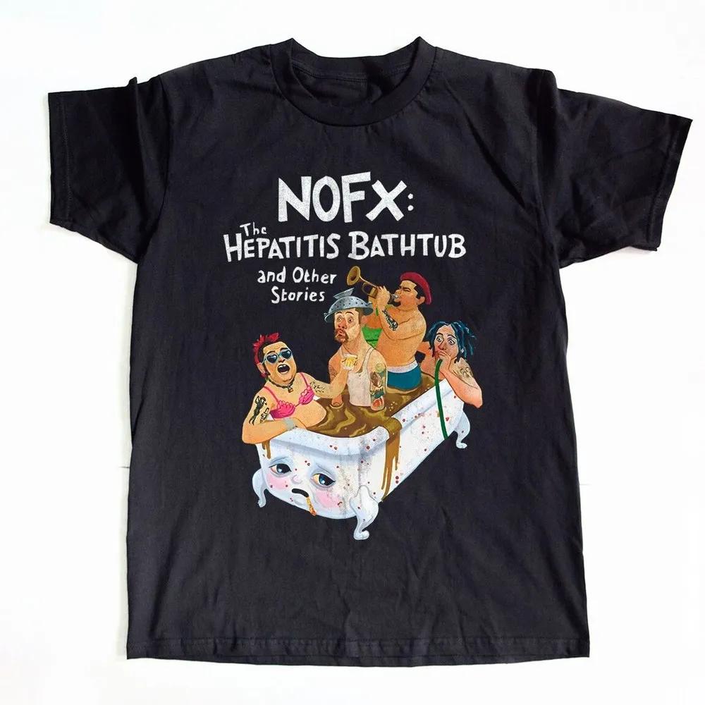 Unisex Short Sleeve Crew Neck Cotton T Shirt Nofx Punk Rock Band S