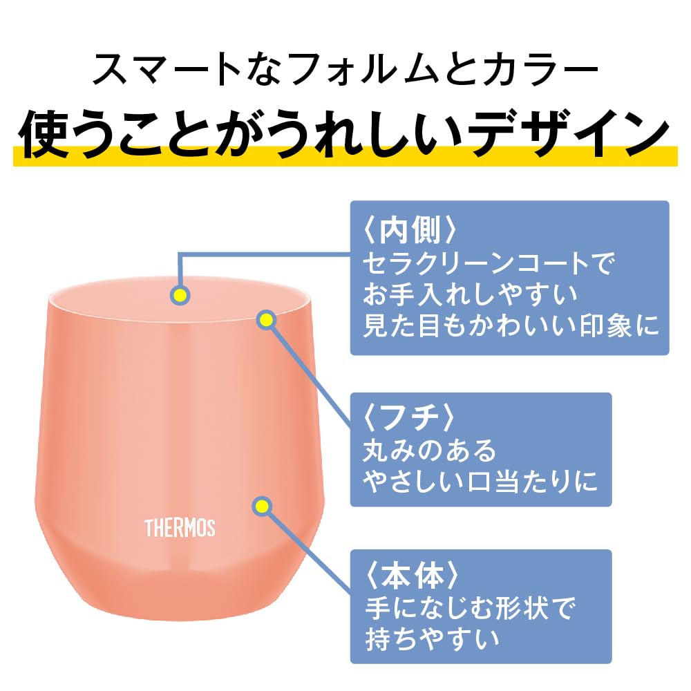 Thermos Vacuum Insulated Dark DGY Cup, 300ml, Gray, JTE-300