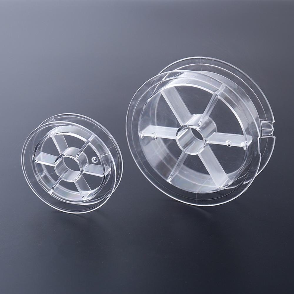 Transparent Plastic Floss Bobbins Flat Thread Spools New Empty Spools  Crafting
