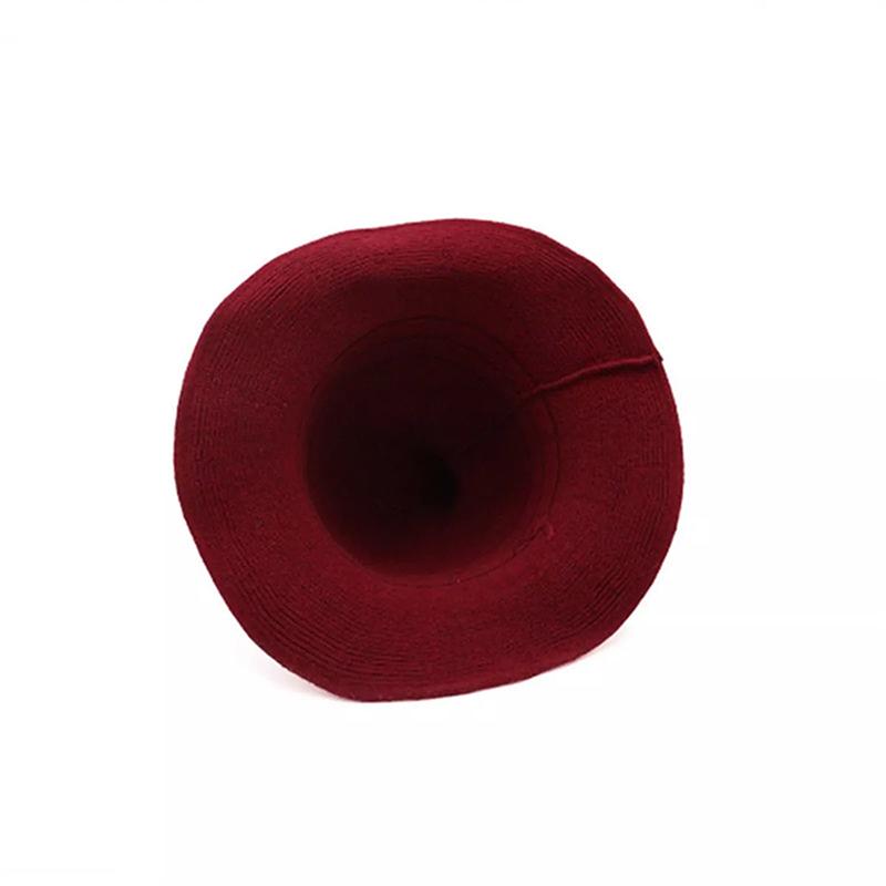 Vintage Halloween Woman Witch Hat Costume Wool Knit Hat For Party Coseplay Masquerade Hat Festival Decoration Accessories