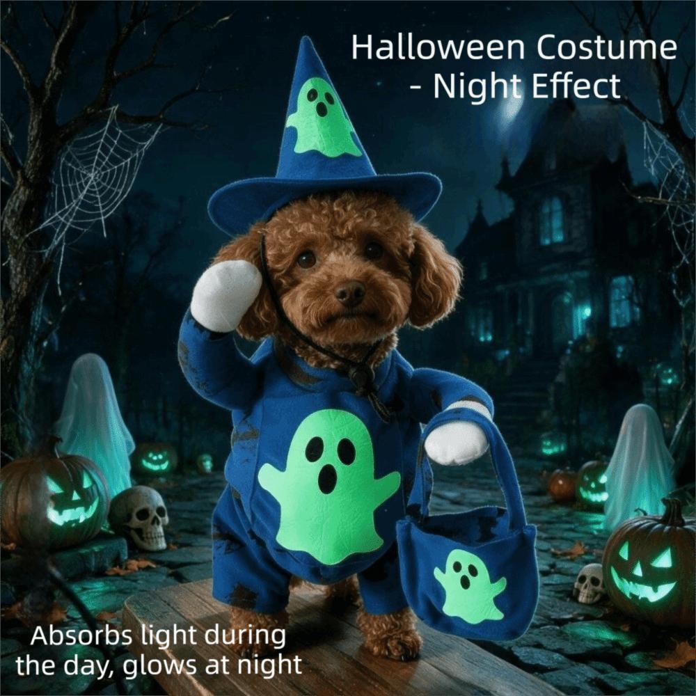 Luminous Dog Cosplay Clothes Glow-in-the-Dark Standing Dog Outfit  Party