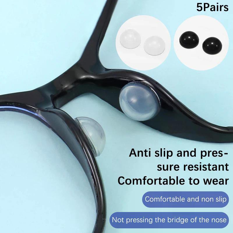Kissen Anti-Rutsch Brillen Nasenpads Silikon Unsichtbare Brille Luft Nasenpolster Transparent Weich Selbstklebend
