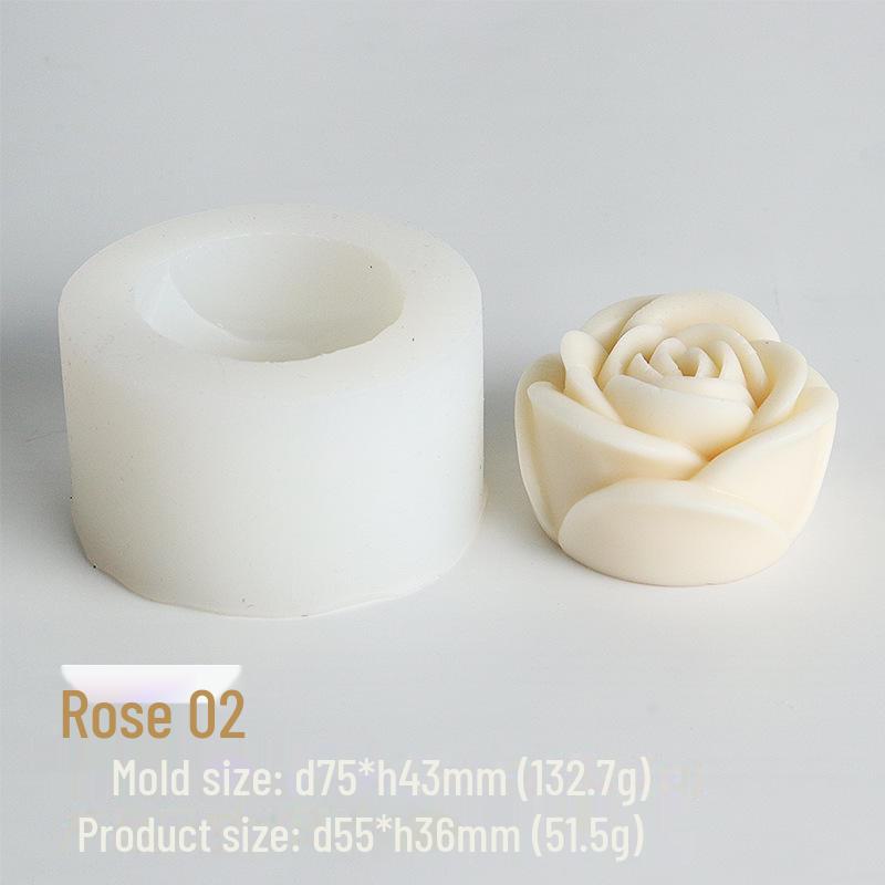 

3D силиконовая форма: Белые розы и пионы для торта, помадки, свечей, мыла, ароматерапии.
