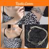 Titanium Steel Chic Bracelet For Women Sparkling Geometric Design Jewelry