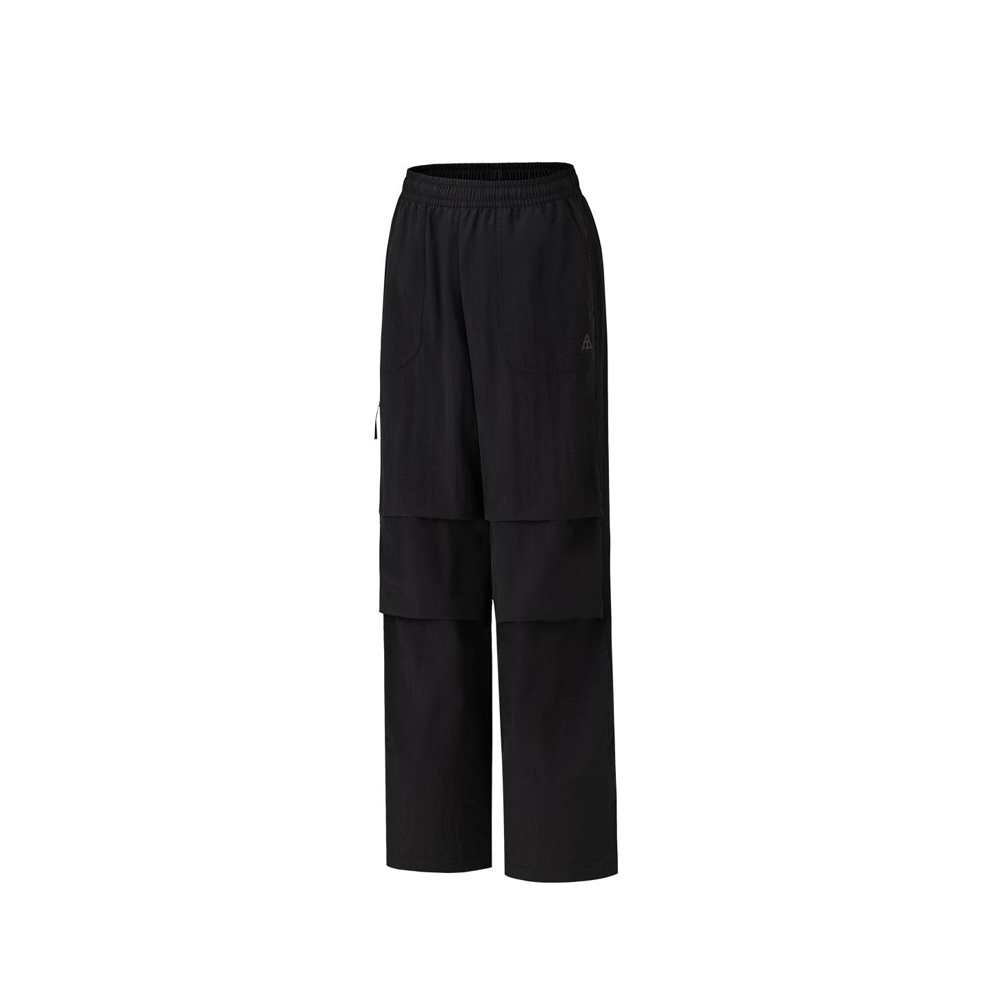 Anta Outdoors Woven Sports Long Pants Summer Casual Pants Women bottoms Basic-Black 962626501-4 XS
