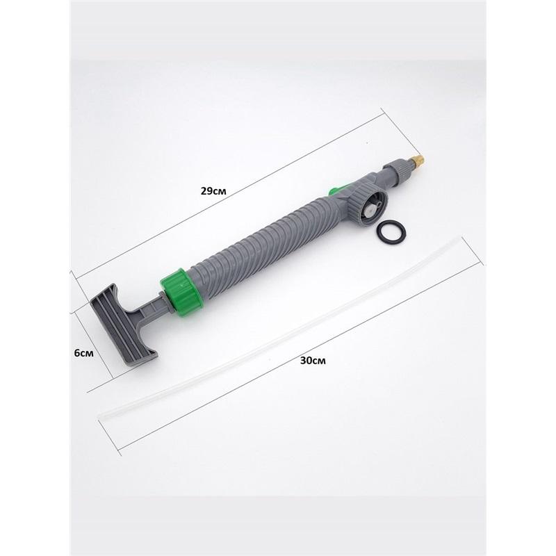 High Pressure Garden Sprayer Nozzle, Adjustable Spray Head Replacement for Plastic Bottles