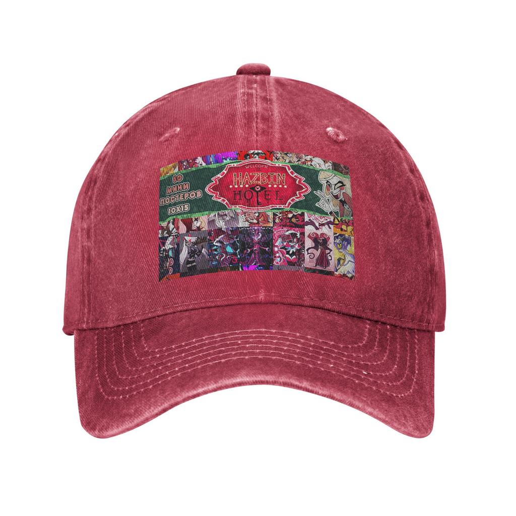 Hazbin Hotels Comedy Anime America Song And Dance Denim Cap Casual Baseball Caps Adjustable Hat Summer Unisex Baseball Hats