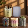 Church Window Relief Planter Silicone Mold For Resin Jewelry Container Crafting And DIY Home Decoration