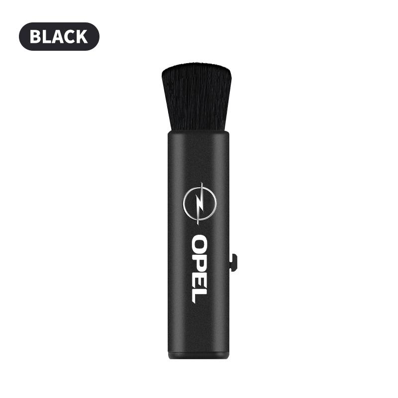 

1Pcs Car Detail Cleaning Retractable Soft Wool Brushes Emblem For Opel Astra H G J Insignia Mokka Zafira Corsa Vectra B C D