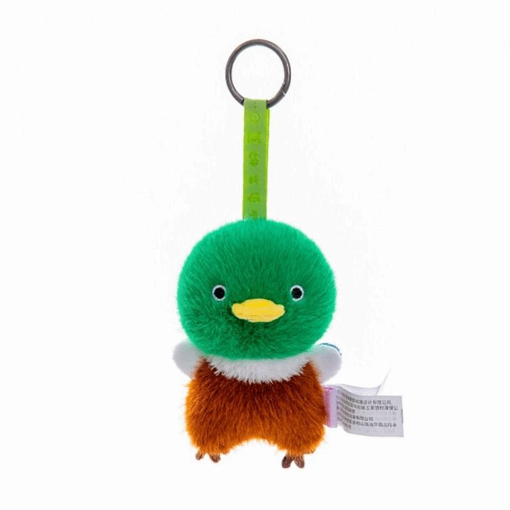 Adorable Chickens Plush Keychain Mallard Macaw Plush Pendant Owl Plush Keychain  Home Decoration