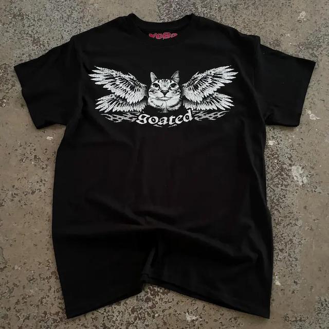 Camiseta Y2k Grunge Kitten - Camiseta Cybersigilism Cat Meme XXL