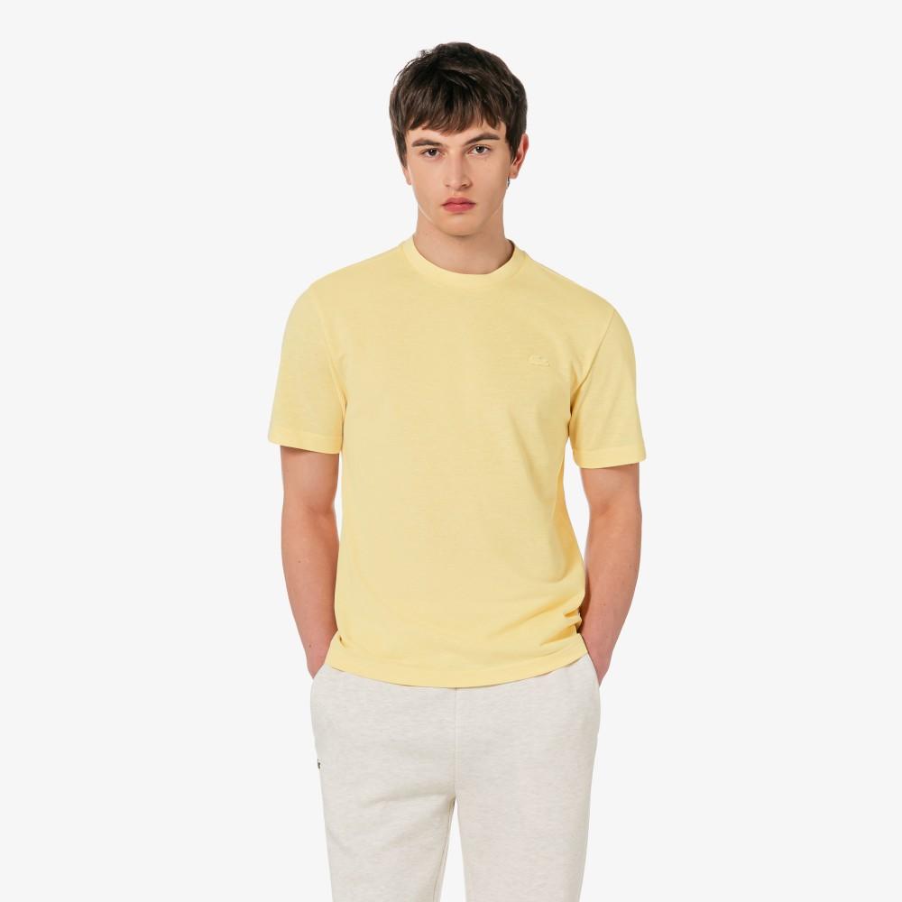 [Lacoste] Men's Strong Yarn Caviar Piqué Short-Sleeve T-shirt TH742E-56G107