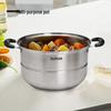 SUPOR 28cm Double-Layer 304 Stainless Steel Steamer Pot