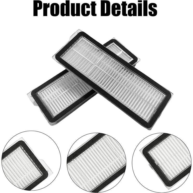 A65T-8 STÜCKE HEPA-Filter Für Roborock Qrevo Curv, P10 Pro, P20 Pro, Qrevo S, Qrevo Pro, Qrevo Maxv Roboterstaubsauger Zubehör