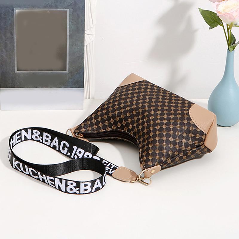 Designer Mode Klassischer Druck Hochwertiges Weiches PU-Leder Damen Umhängetaschen für Frauen Luxus Schulterhandtaschen MIT