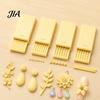 Earring Making Kit 4Pcs/Set Clay Gel Ball Makers, Polymer Rollers, 2mm 3mm 4mm 5mm Flower Petal Mold Sphere Shaper Nail Art Bead Rollers for