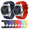 22mm Silicone Watchband Strap For Samsung Galaxy Watch 46mm Gear S3 Replacement Watch Band for Galaxy Watch 3 45mm