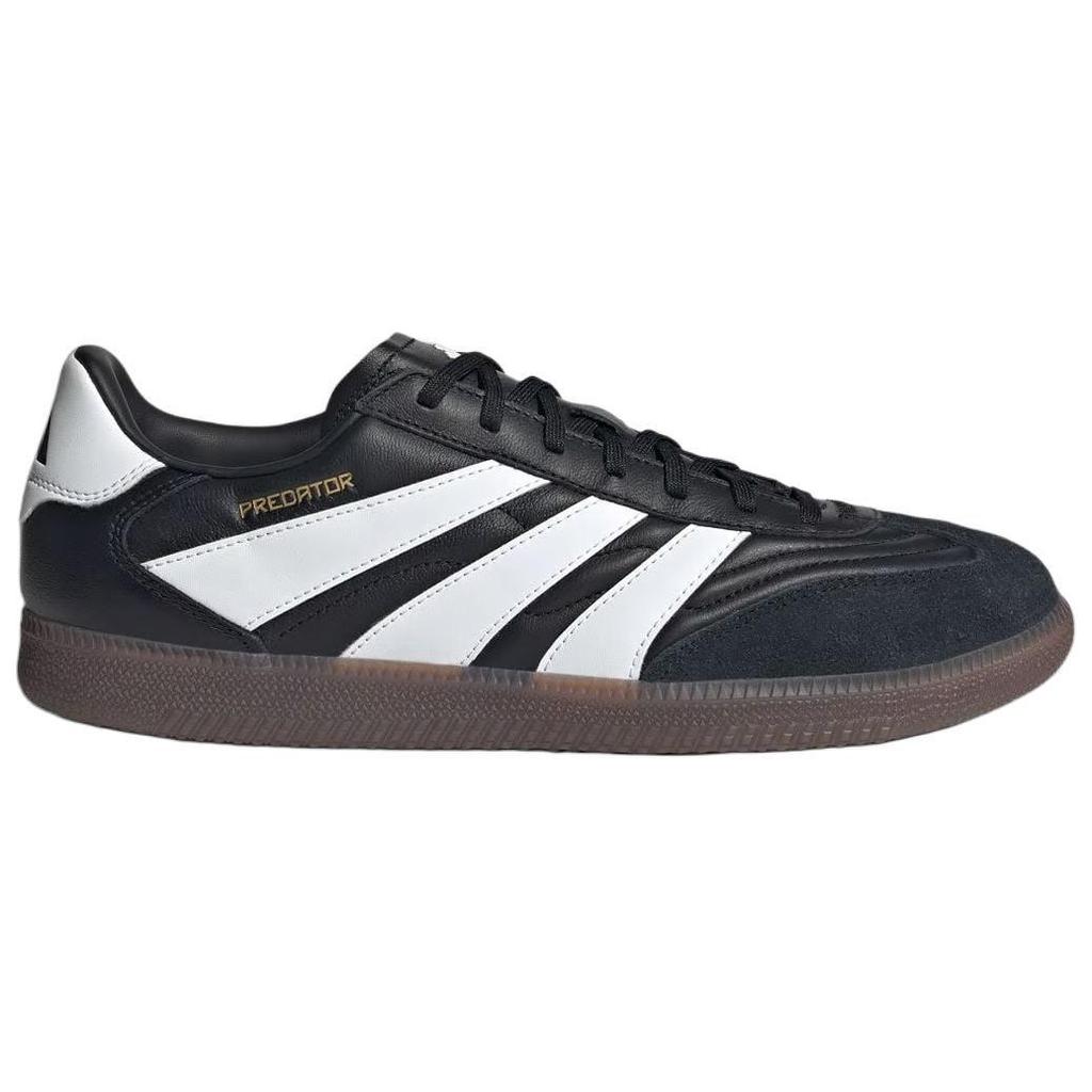 Adidas Predator 24 League Low Freestyle Czarno-Białe Gumowe Męskie Sneakersy Core-Black Cloud-White Gold-Metallic ID3833