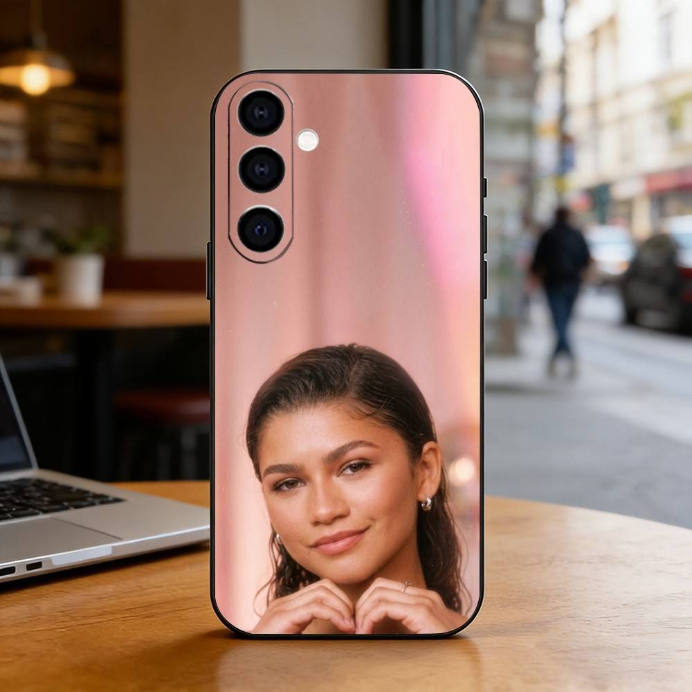 Actor Z-Zendaya Phone Case Black Silicone Soft For Samsung Galaxy A73,A72,A71,A70,A53,A52,A51
