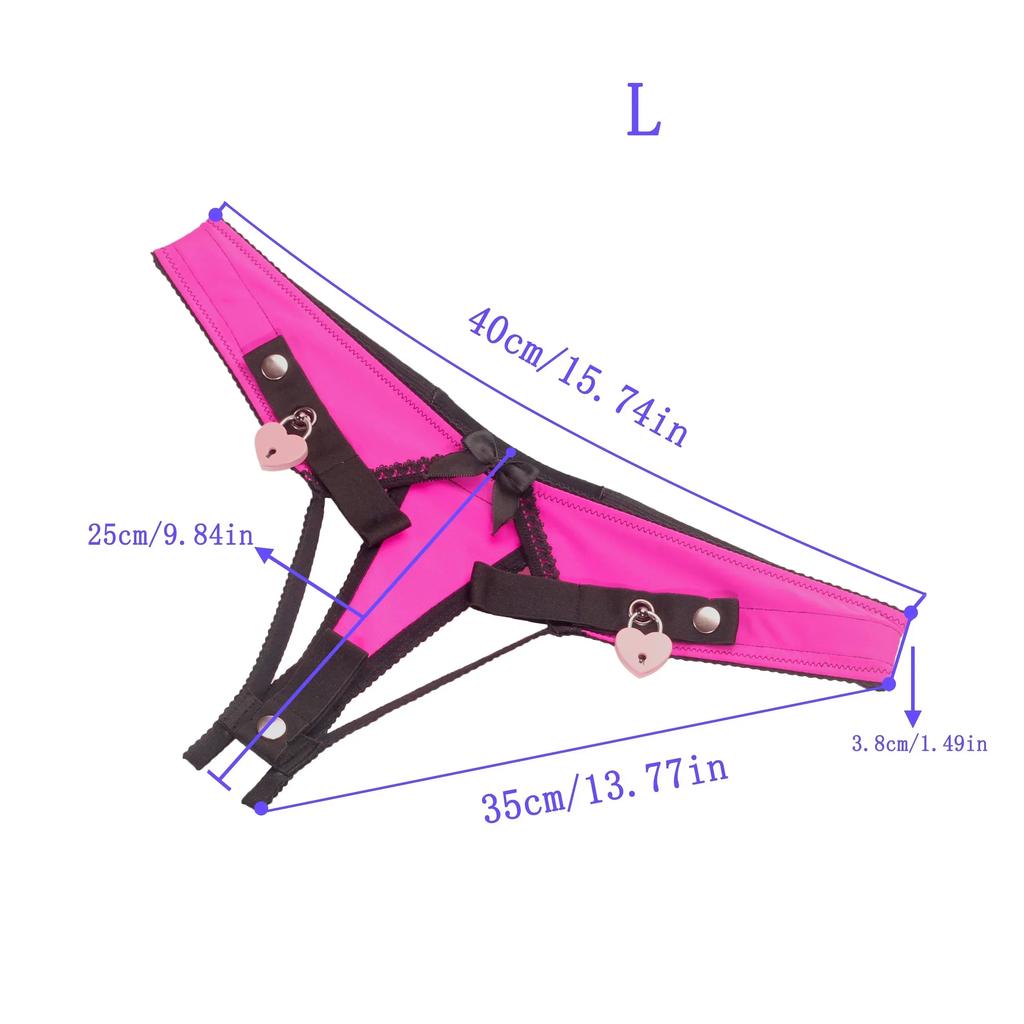 Men's Chastity Lock Sissy Clip Penis Training DevicePanty Chastity Lock Male Mimic Female Pussy Training Clip Bondage Cock Cage