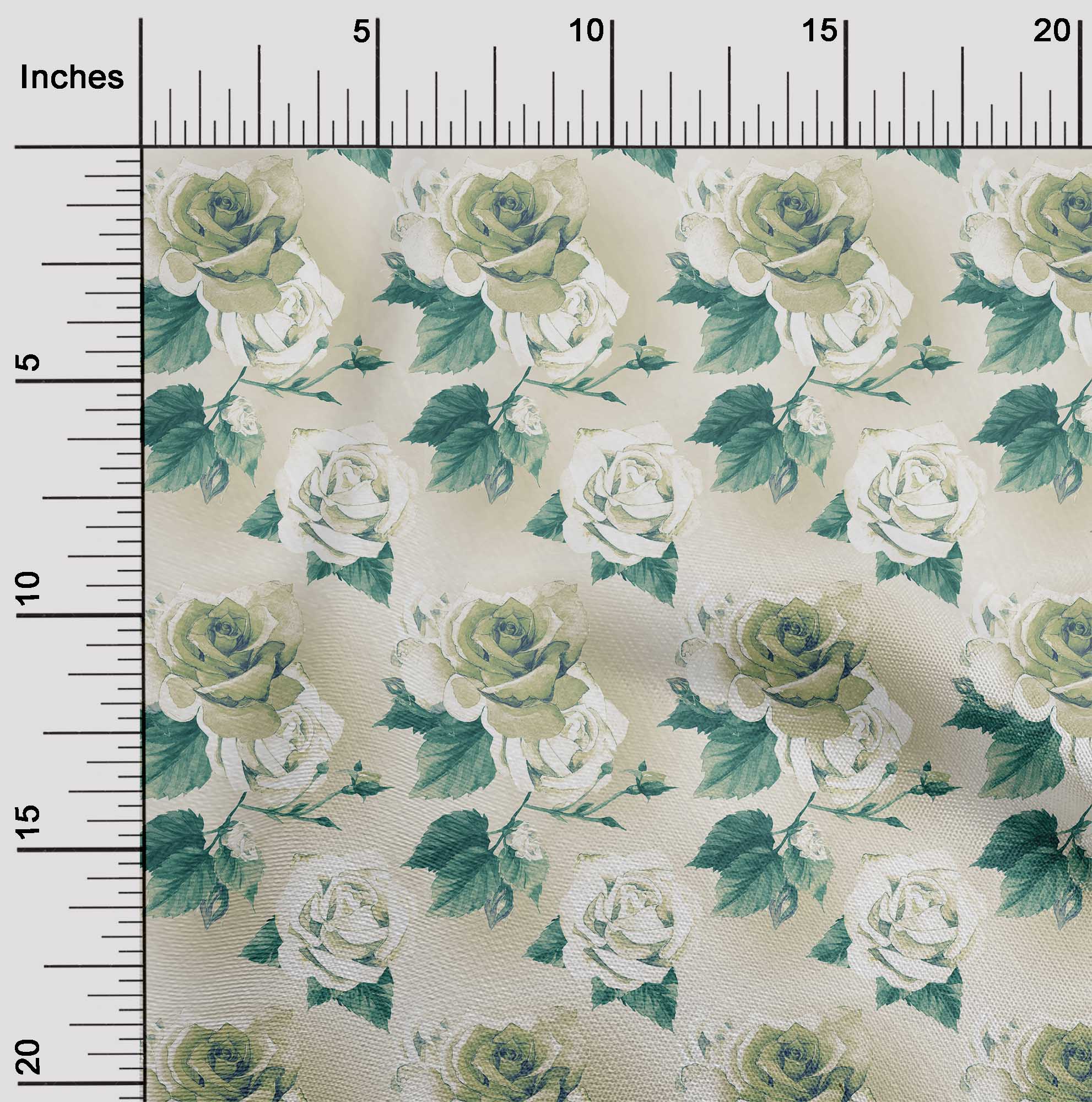 

oneOone Cotton Flex Light Gray Fabric Florals Diy Clothing Quilting Fabric Print Fabric By Yard 40 Inch 42 Inch Wide - Viscose Chiffon off білий колір