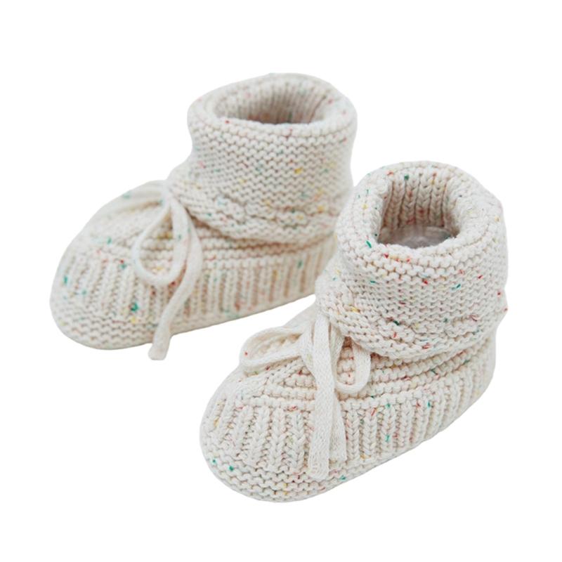 Handicraft Knitted Thermal Baby Shoes Soft First Walking Shoes for Baby Infant Prewalker Shoes Footwear Breathable