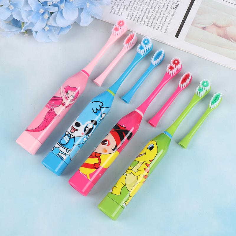 1Pc Electric Toothbrush Child Cartoon Sonic Tooth Brush Kids Power Tooth Brush