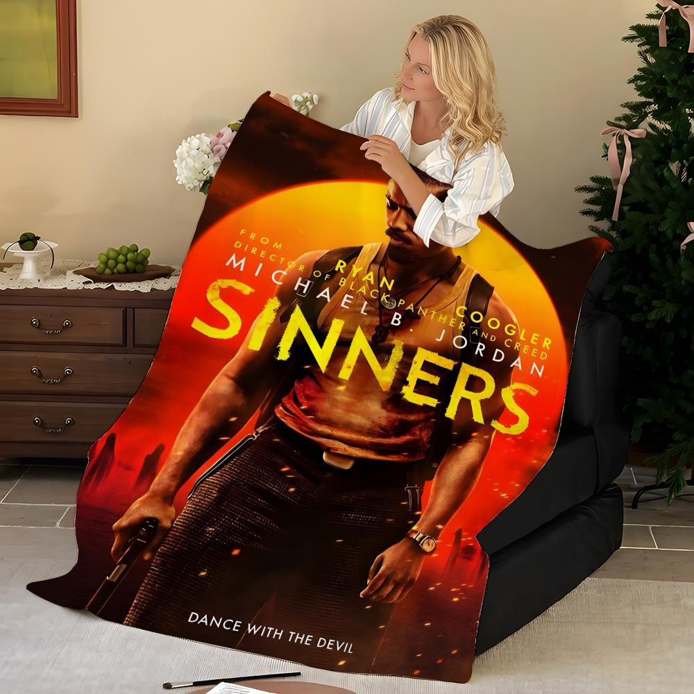 Movie S-Sinners Throw Flannel Blanket, Soft Warm, Durable & Washable cute Cool