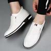 Leather shoes men's business casual shoes fashion Doudou shoes lazy casual business shoes
