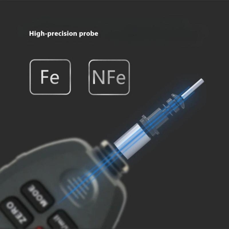 Car Digital Painting Detector Meter Mini LCD Coating Thickness Gauge Automotive Digital Calibration Measuring Instrument