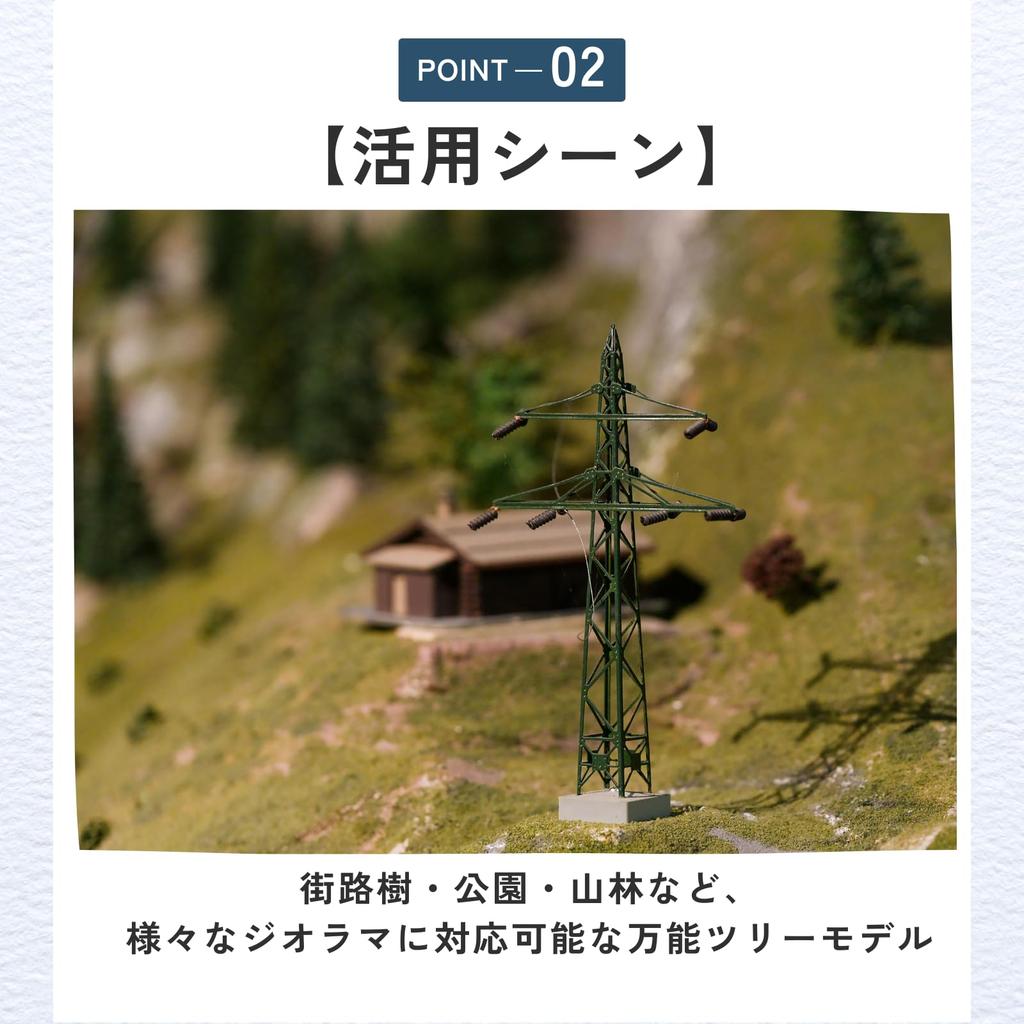 Ideamall Diorama Model Trees Landscape Collection Architectural Miniature Materials Set of 20