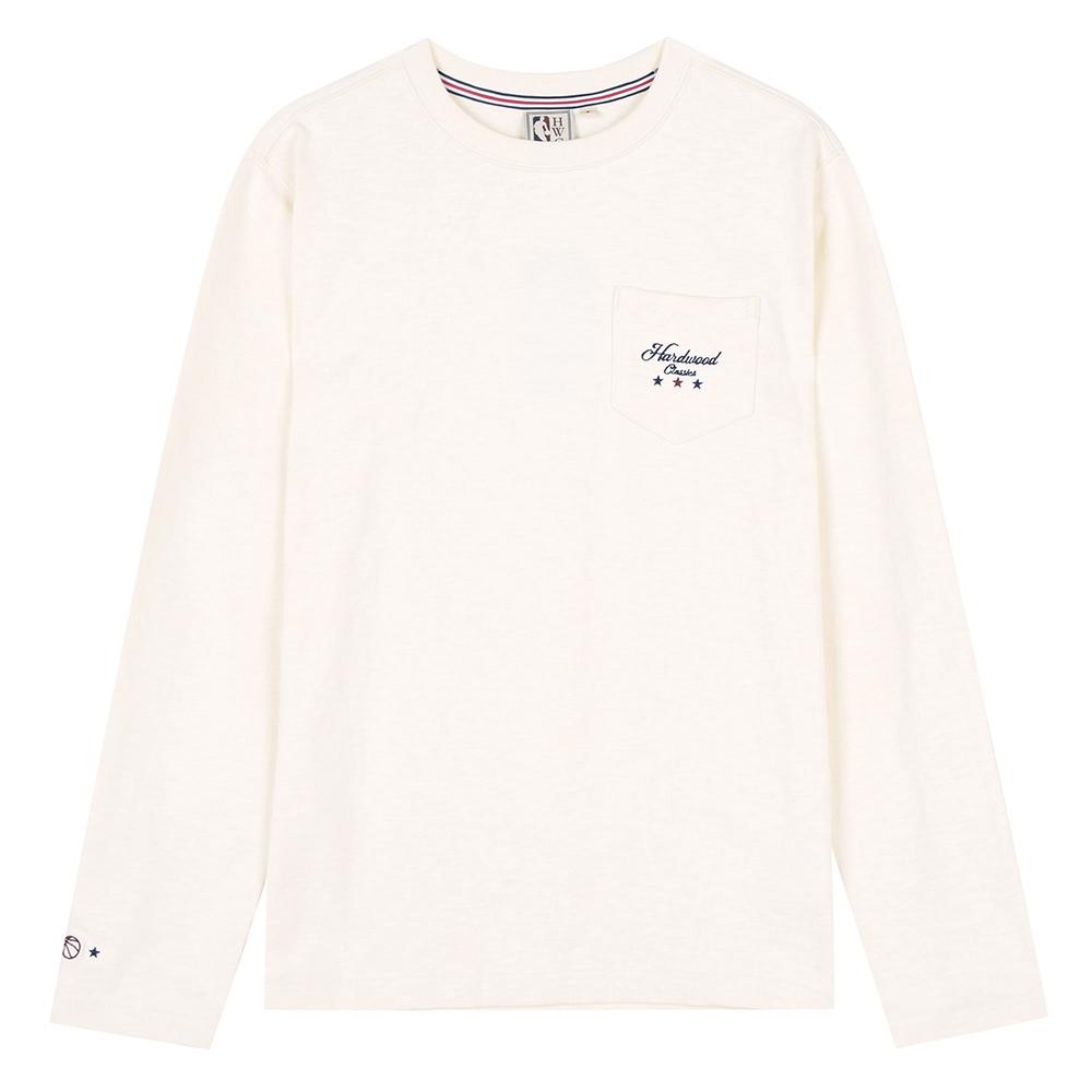 Enbiei Hwc Small Logo Long Sleeve T-Shirt (N251Ts152P) Ivory