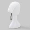 Commuters Friendly Turban Hat Adjustable Drawstring Head Cover Skull Hat for Women Mercerized Cotton Comfortable Headwrap