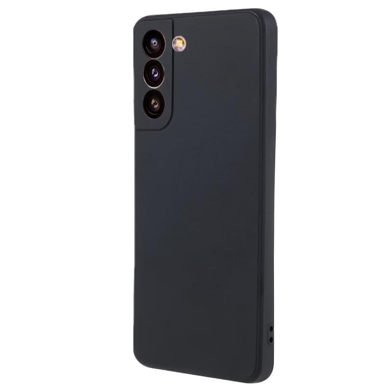 For Samsung Galaxy S21+ 5G Fiber Lining Back Shell TPU Case Rubberized Cell Phone Cover